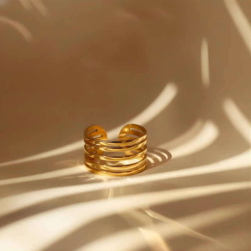 Contemporary Adjustable Finger Ring
