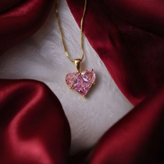 Pink Heart Pendant