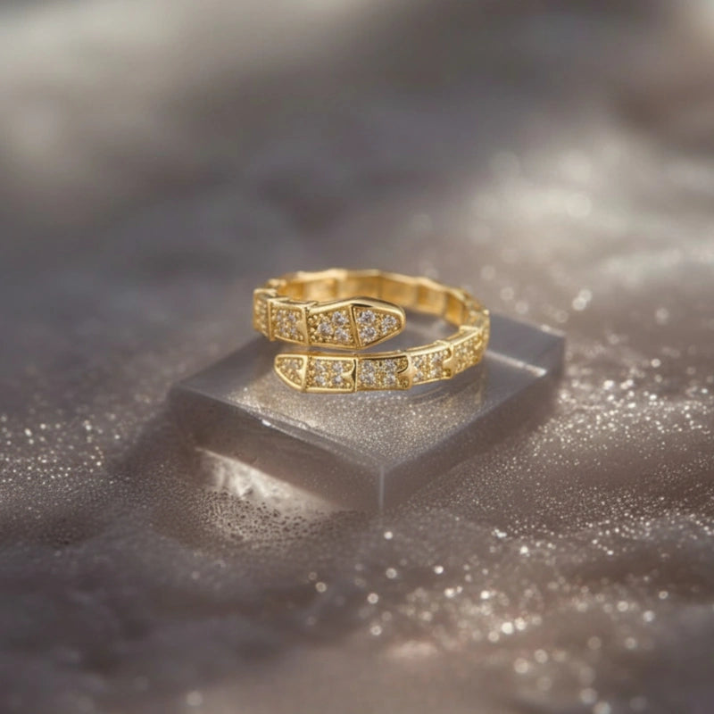Snake Themed Adjustable Ring