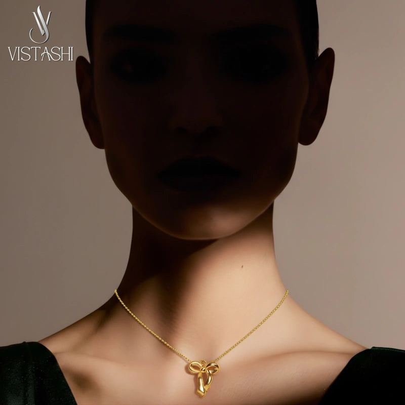 Unique Bow Pendant