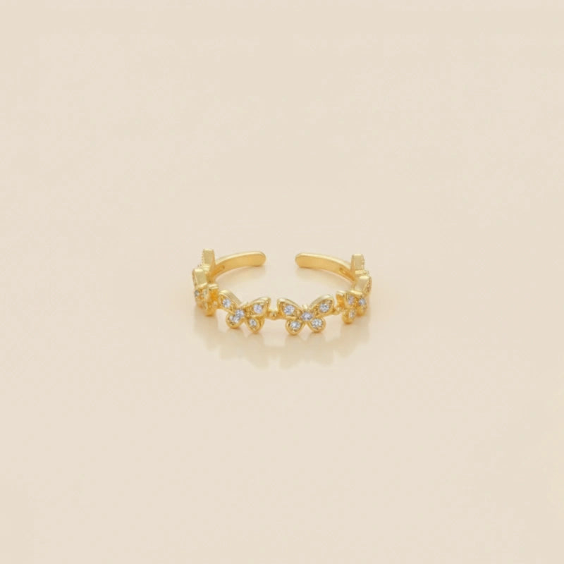 Butterfly Themed Adjustable Ring