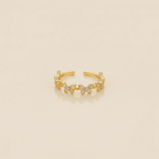 Butterfly Themed Adjustable Ring