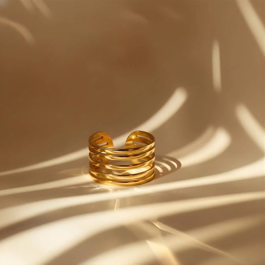 Contemporary Adjustable Finger Ring