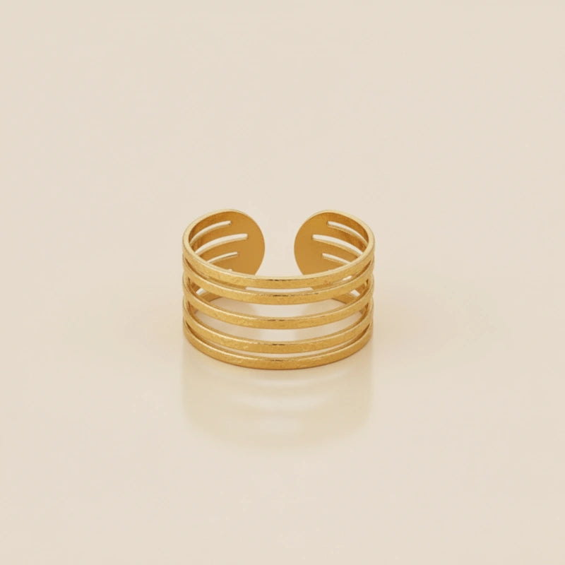Contemporary Adjustable Finger Ring