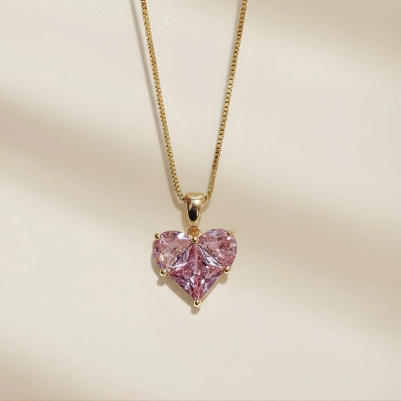 Pink Heart Pendant