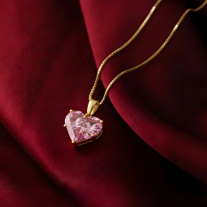 Pink Heart Pendant