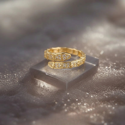 Snake Themed Adjustable Ring