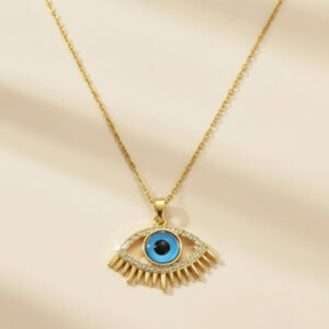 Gold Plated anti-tarnish Evil Eye Pendant