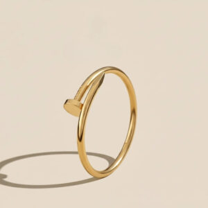 Gold Plated anti-tarnish Nail Bracelet